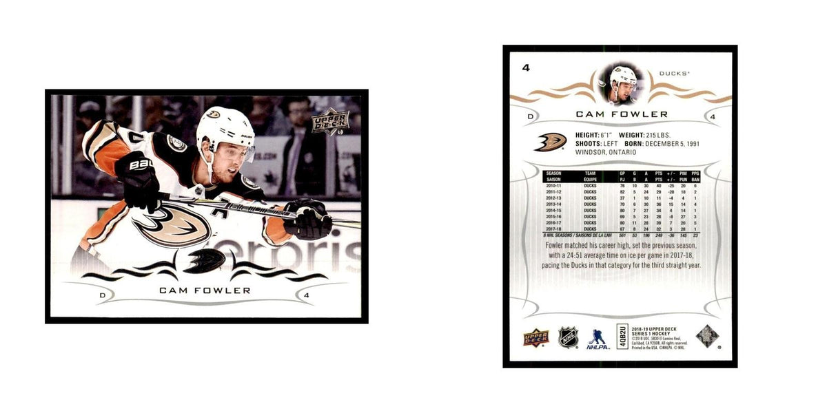Cam Fowler 2018 Upper Deck #4 Hockey Cards Hockey Card NM