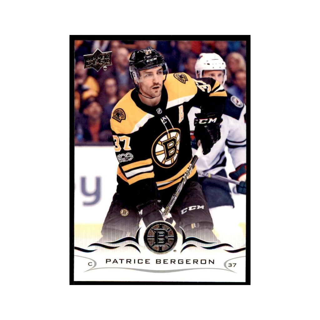Patrice Bergeron 2018 Upper Deck #19 Hockey Cards Hockey Card NM