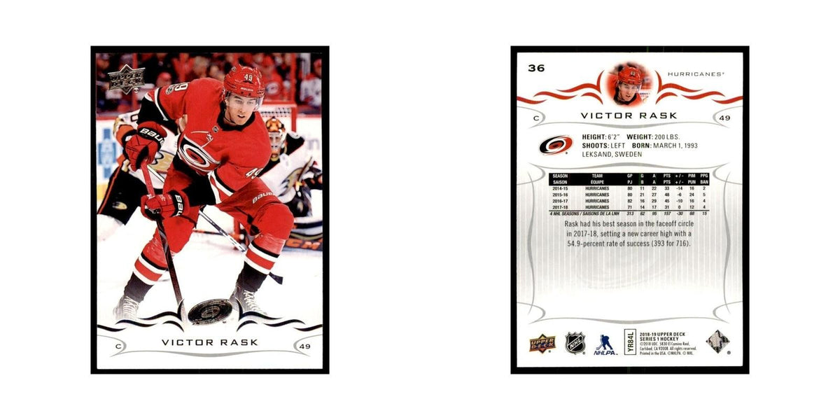 Victor Rask 2018 Upper Deck #36 Hockey Cards Hockey Card NM