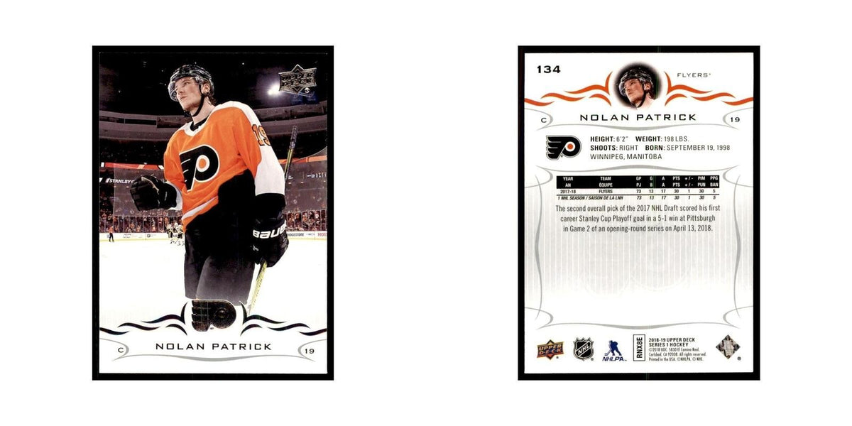Nolan Patrick 2018 Upper Deck #134 Hockey Cards Hockey Card NM