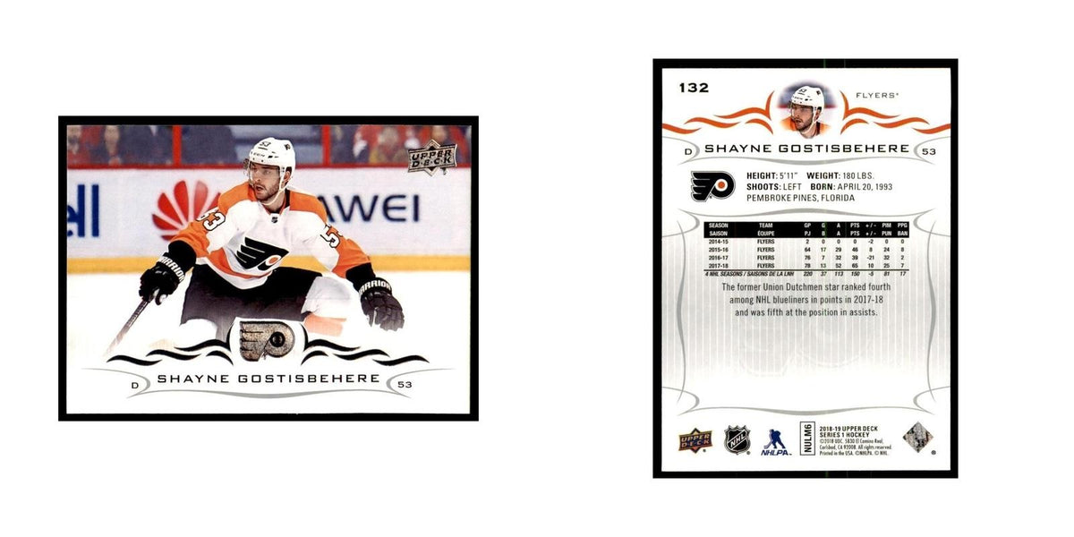 Shayne Gostisbehere 2018 Upper Deck #132 Hockey Cards Hockey Card NM