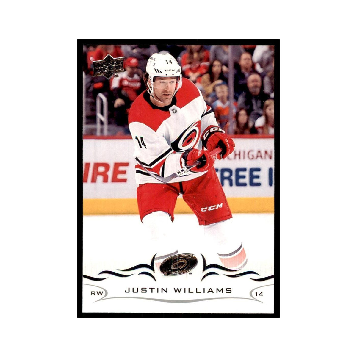 Justin Williams 2018 Upper Deck #33 Hockey Cards Hockey Card NM