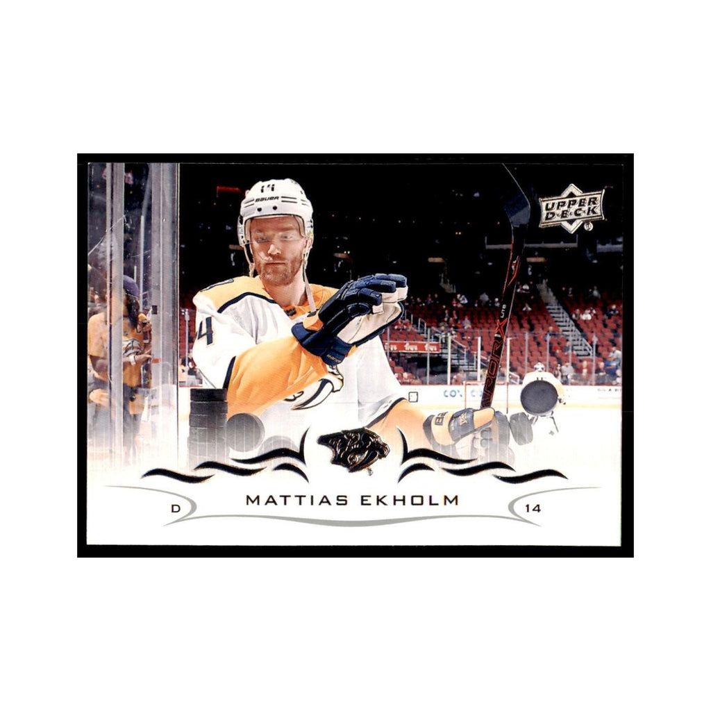 Mattias Ekholm 2018 Upper Deck #106 Hockey Cards Hockey Card NM