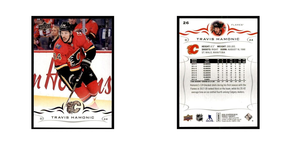 Travis Hamonic 2018 Upper Deck #26 Hockey Cards Hockey Card NM