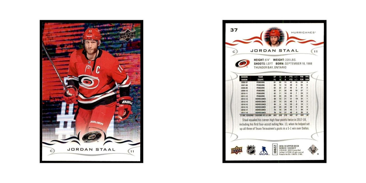 Jordan Staal 2018 Upper Deck #37 Hockey Cards Hockey Card NM
