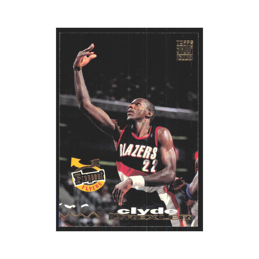 Clyde Drexler 1993 Stadium Club #354 Portland Trail Blazers Basketball Card NM