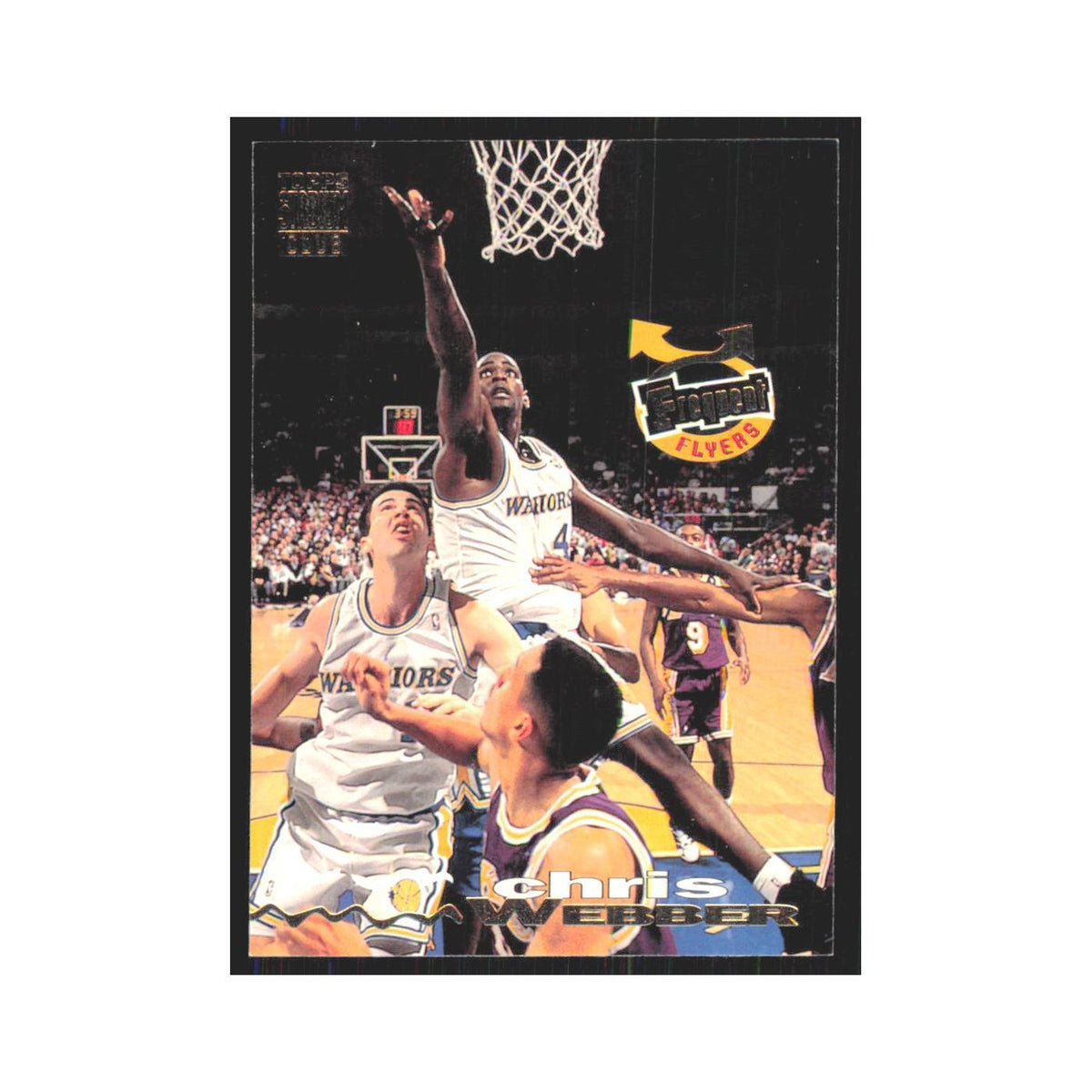 Chris Webber 1993 Stadium Club #348 Golden State Warriors Basketball Card NM