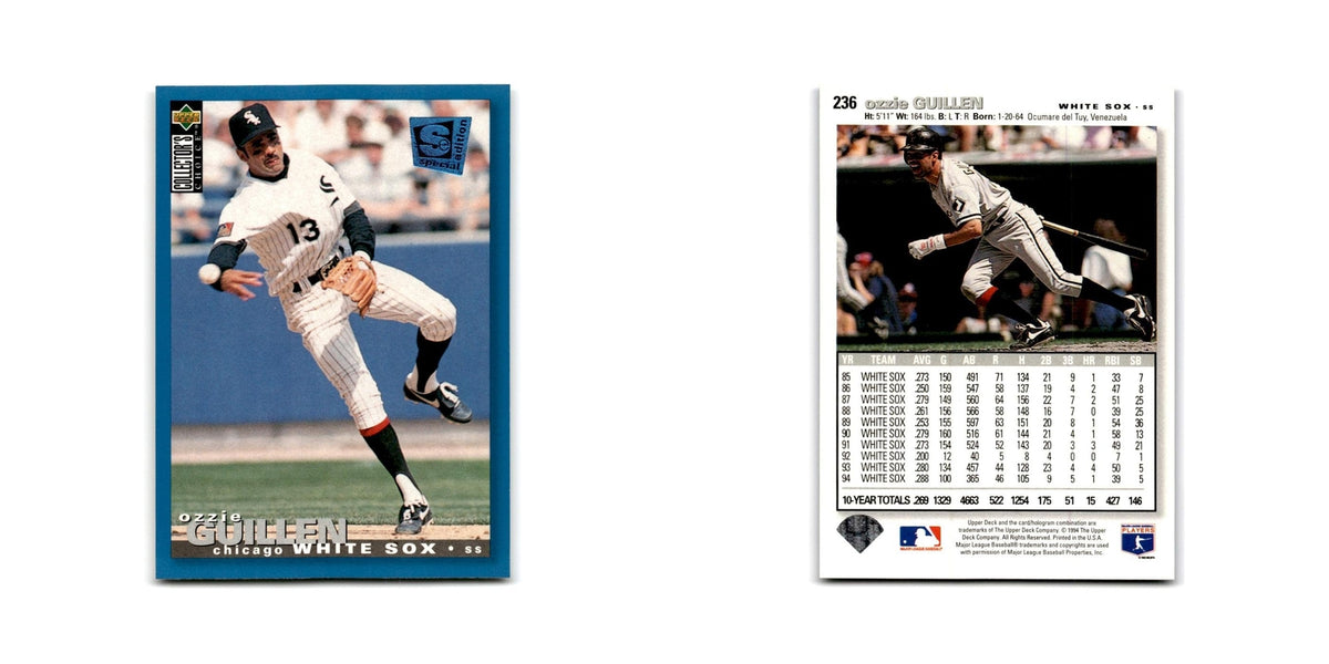 Ozzie Guillen 1995 Collector's Choice SE #236 Chicago White Sox Baseball Card NM