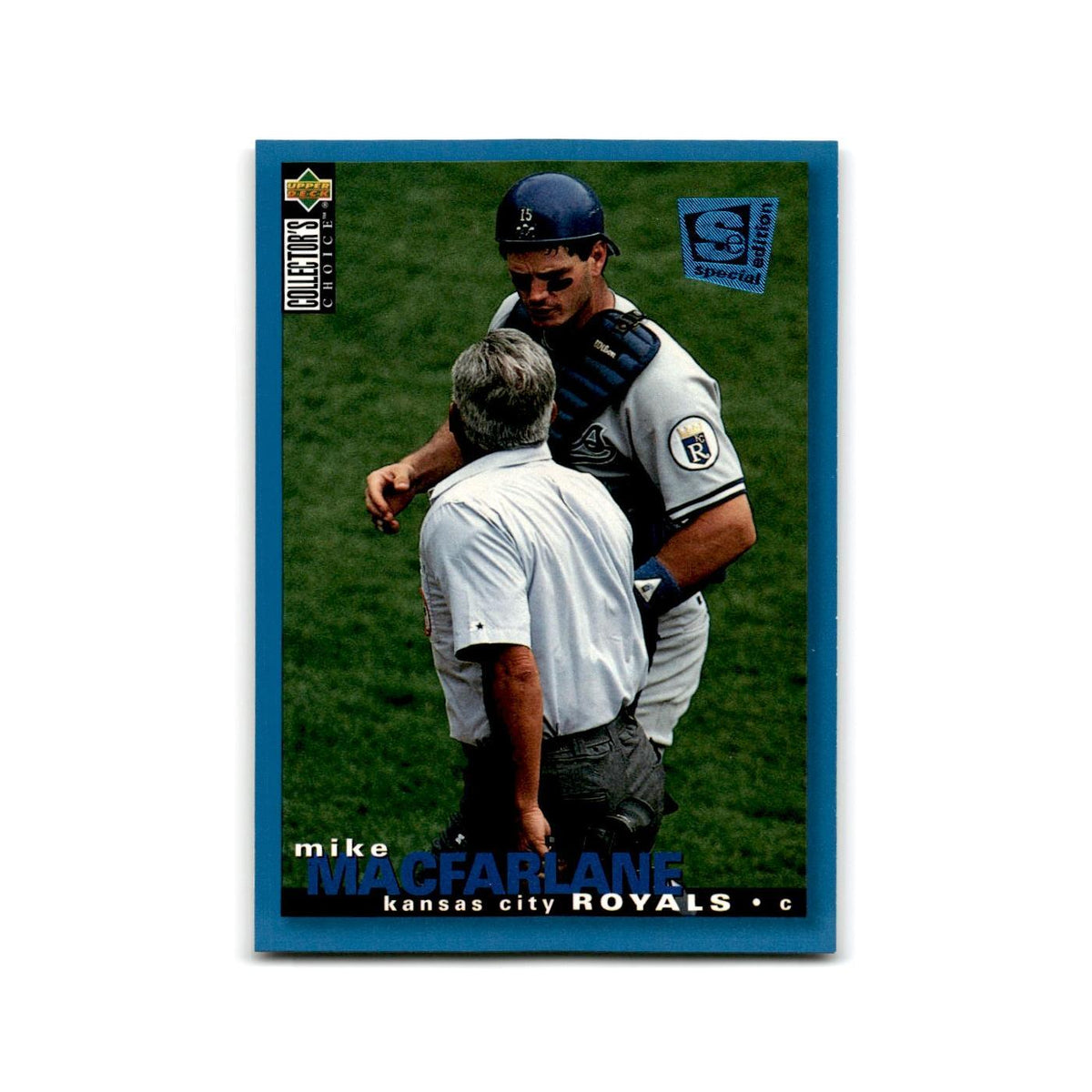 Mike Macfarlane 1995 Collector's Choice SE #213 Kansas City Royals NM