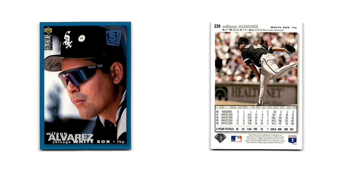Wilson Alvarez 1995 Collector's Choice SE #239 Chicago White Sox NM