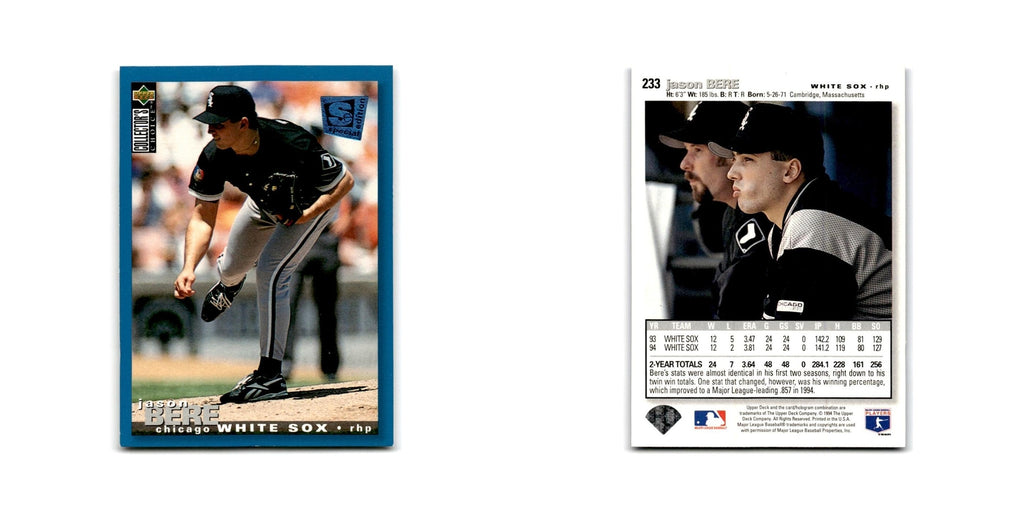 Jason Bere 1995 Collector's Choice SE #233 Chicago White Sox Baseball Card NM