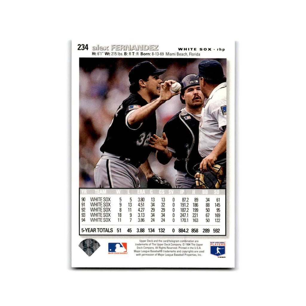 Alex Fernandez 1995 Collector's Choice SE #234 Chicago White Sox NM