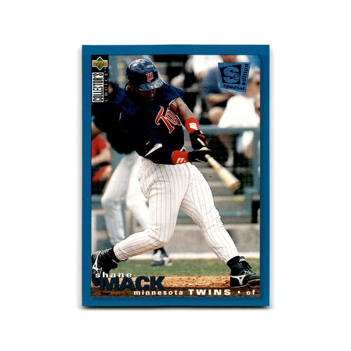 Shane Mack 1995 Collector's Choice SE #228 Minnesota Twins Baseball Card NM