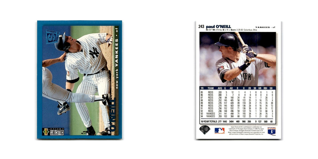 Paul O'Neill 1995 Collector's Choice SE #243 New York Yankees Baseball Card NM