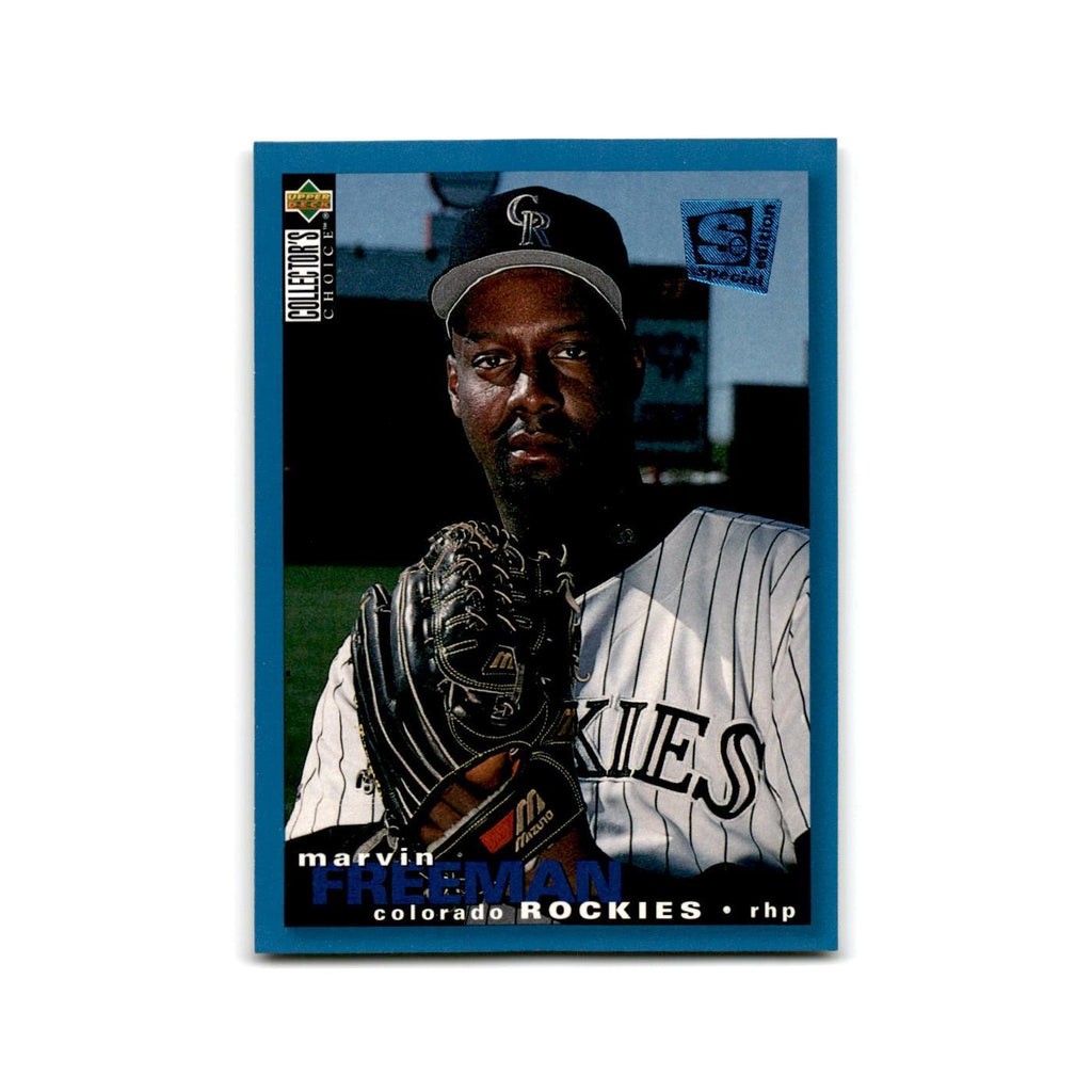 Marvin Freeman 1995 Collector's Choice SE #204 Colorado Rockies Baseball Card NM