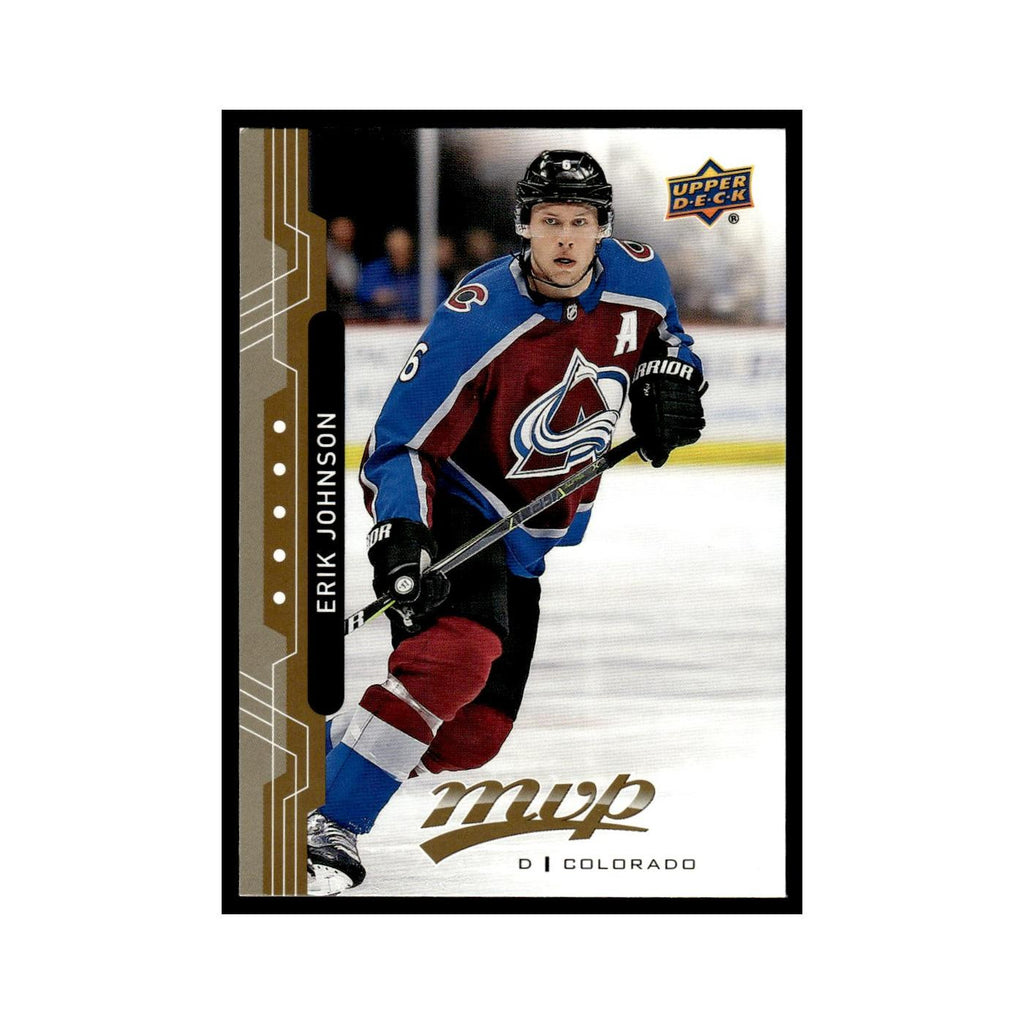 Erik Johnson 2018 Upper Deck MVP #188 Colorado Avalanche Hockey Card NM