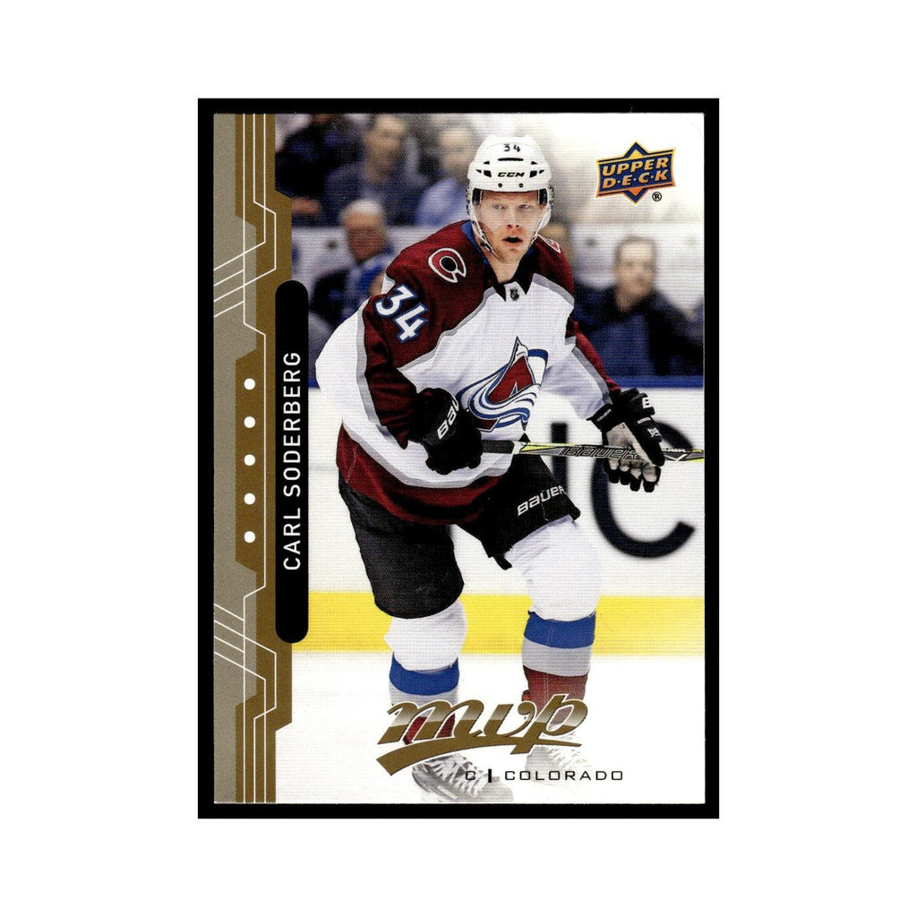 Carl Soderberg 2018 Upper Deck MVP #149 Colorado Avalanche Hockey Card NM
