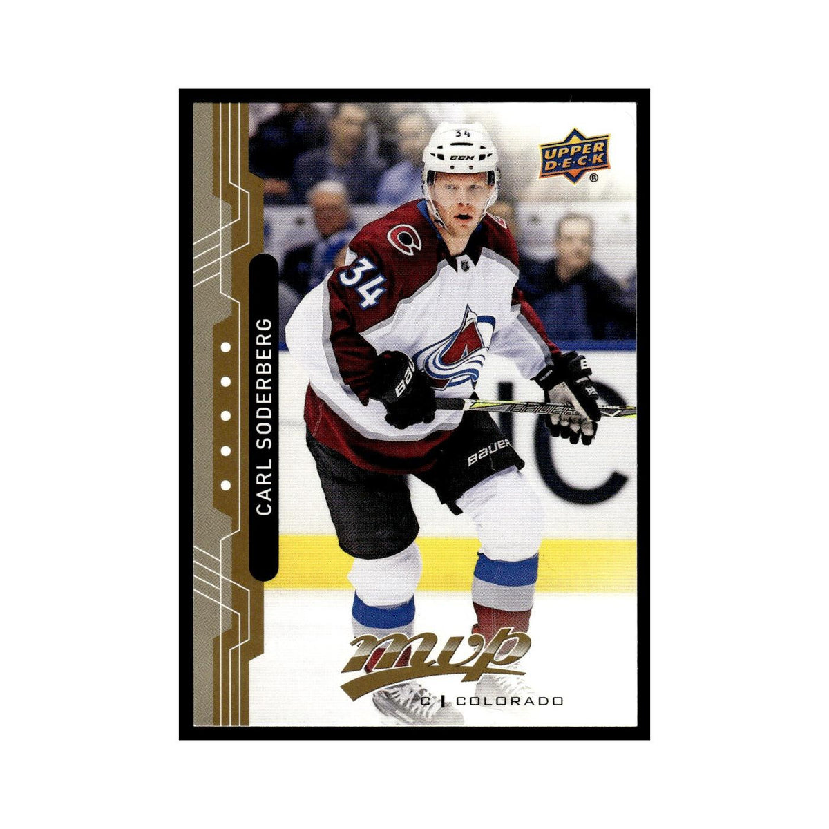 Carl Soderberg 2018 Upper Deck MVP #149 Colorado Avalanche Hockey Card NM