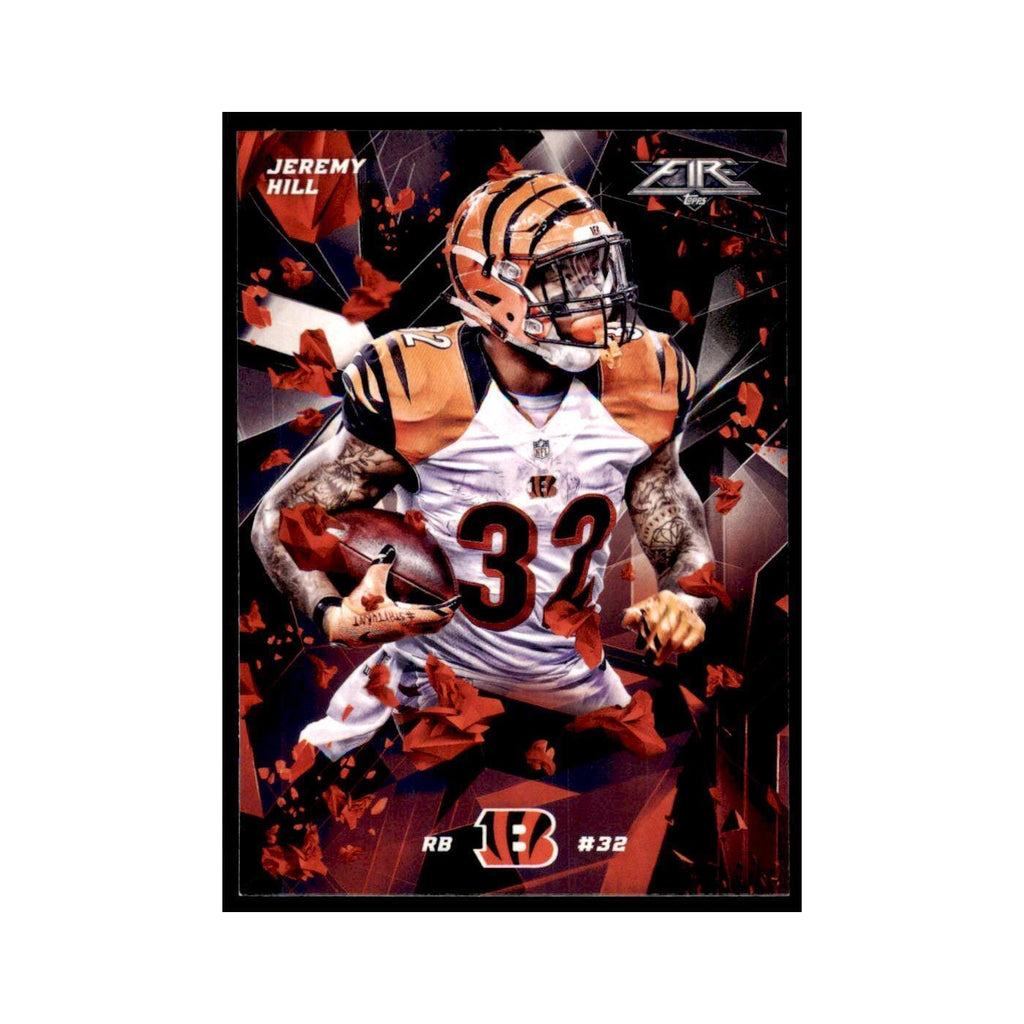 2015 Topps Fire Jeremy Hill Football Cards #52