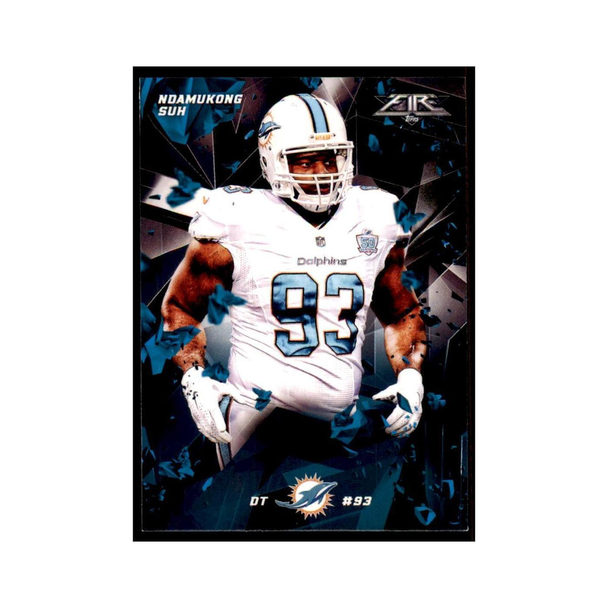 2015 Topps Fire Ndamukong Suh Football Cards #419