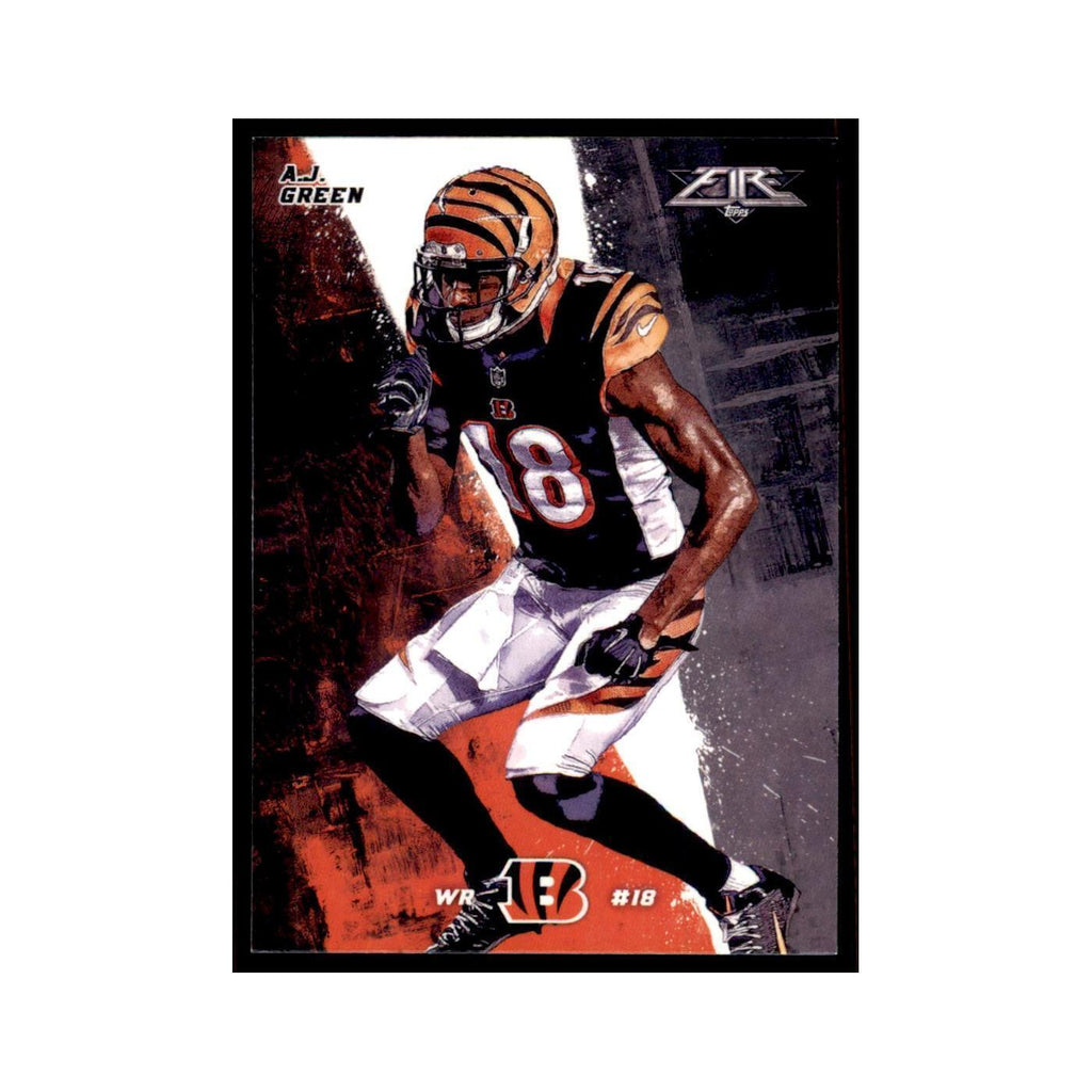 2015 Topps Fire A.J. Green Football Cards #16