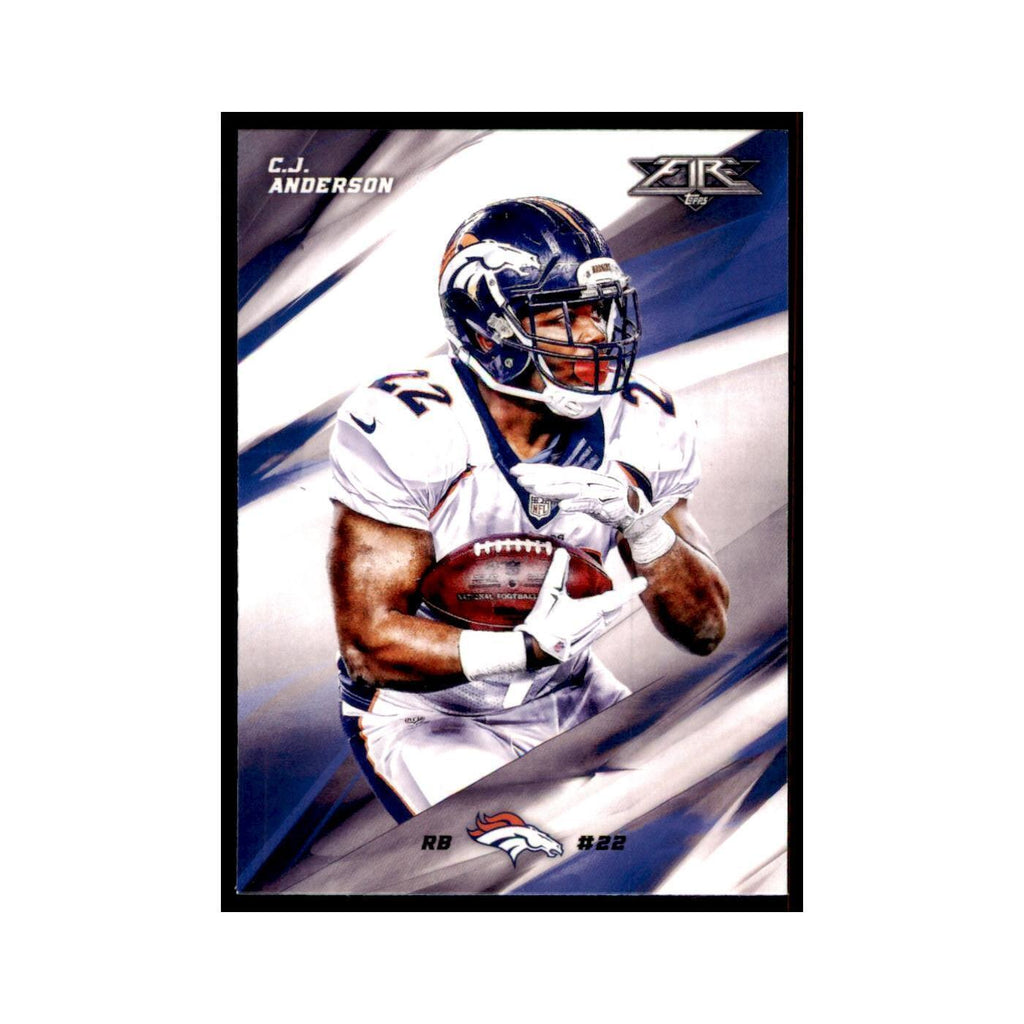 2015 Topps Fire C.J. Anderson Football Cards #93