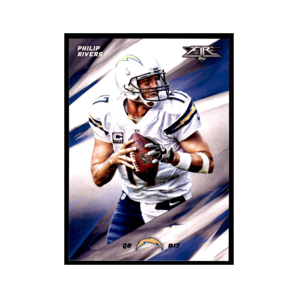 2015 Topps Fire Philip Rivers Football Cards #19