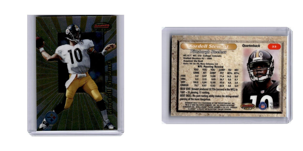 1998 Bowman's Best Kordell Stewart Steelers #23