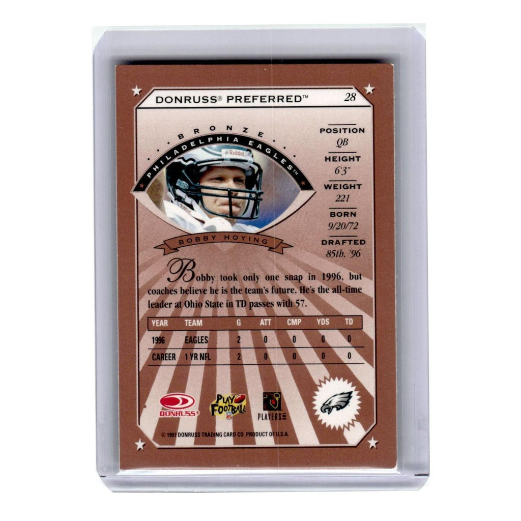 1997 Donruss Preferred Bobby Hoying Eagles #28