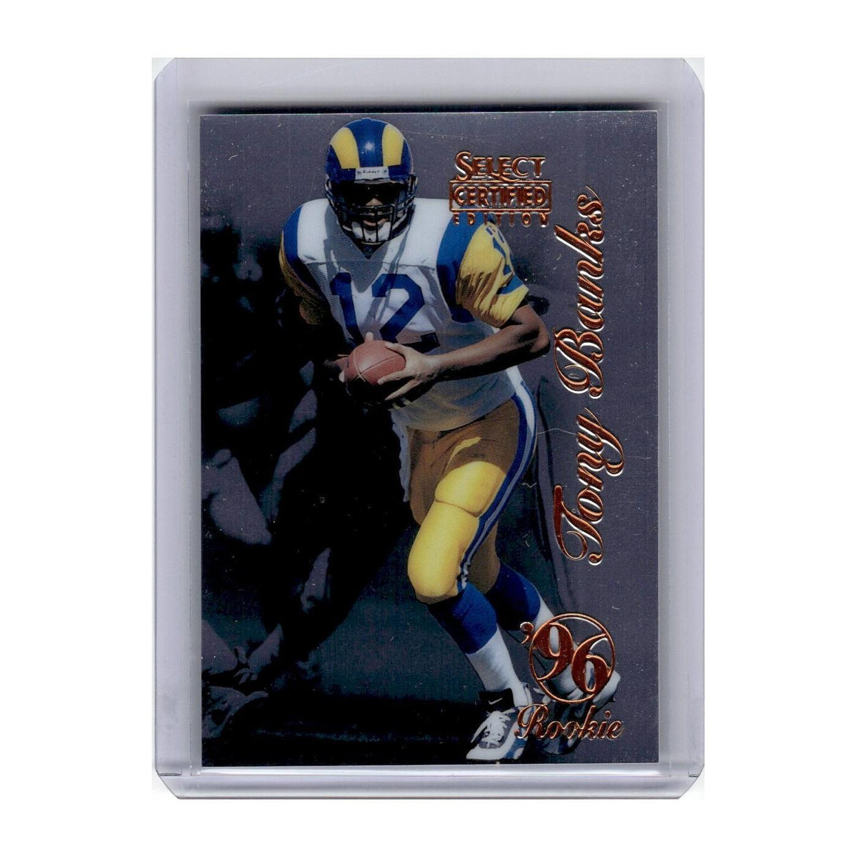 1996 Select Certified Brent Jones RC 49ers #107