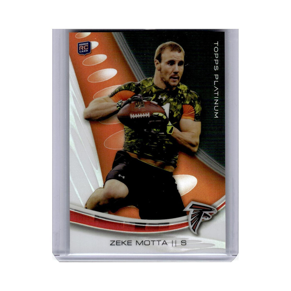 2013 Topps Platinum Zeke Motta RC Falcons #139