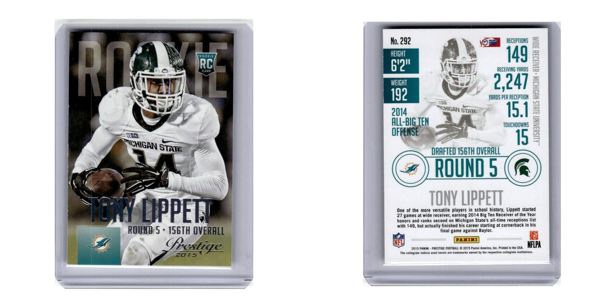 2015 Panini Prestige Tony Lippett RC Dolphins #292