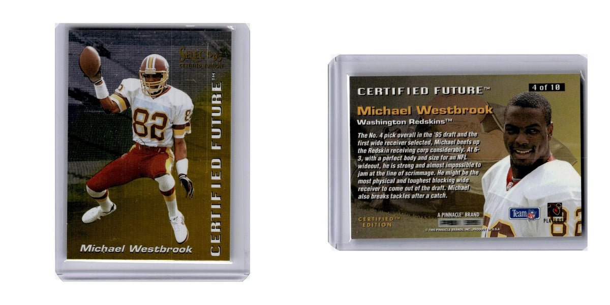 1995 Select Certified Michael Westbrook Redskins #4