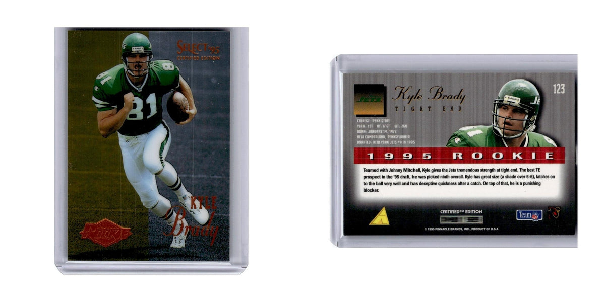 1995 Select Certified Kyle Brady RC Jets #123