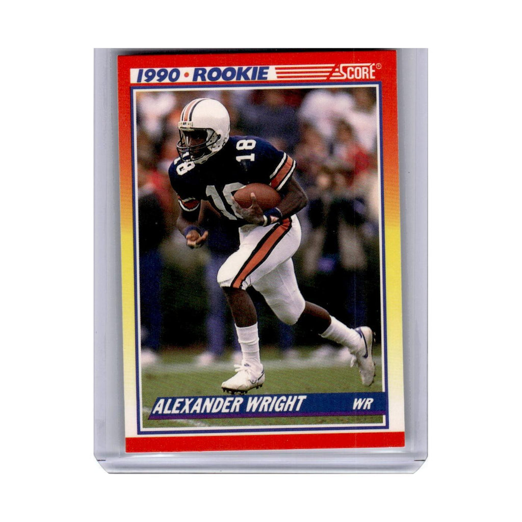 1990 Score Alexander Wright RC Cowboys #621