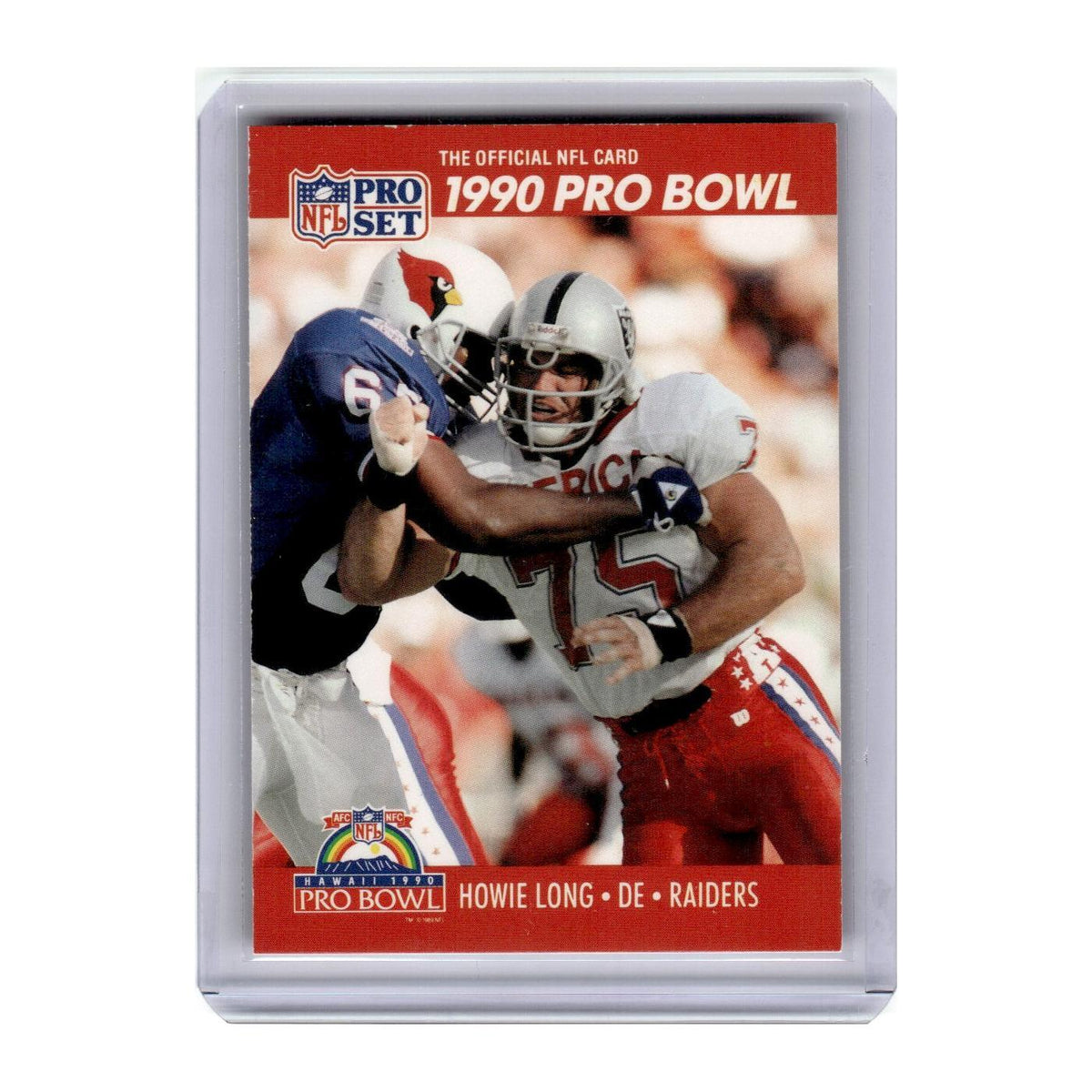 1990 Pro Set Howie Long Los Angeles Raiders #351