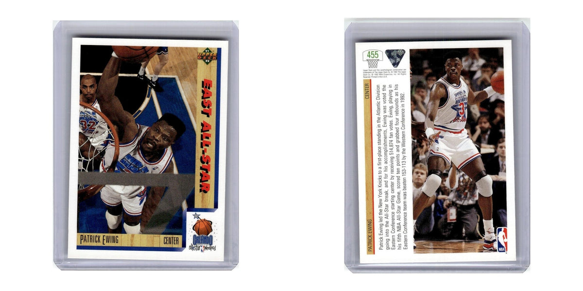 1991 Upper Deck Patrick Ewing All Star #455