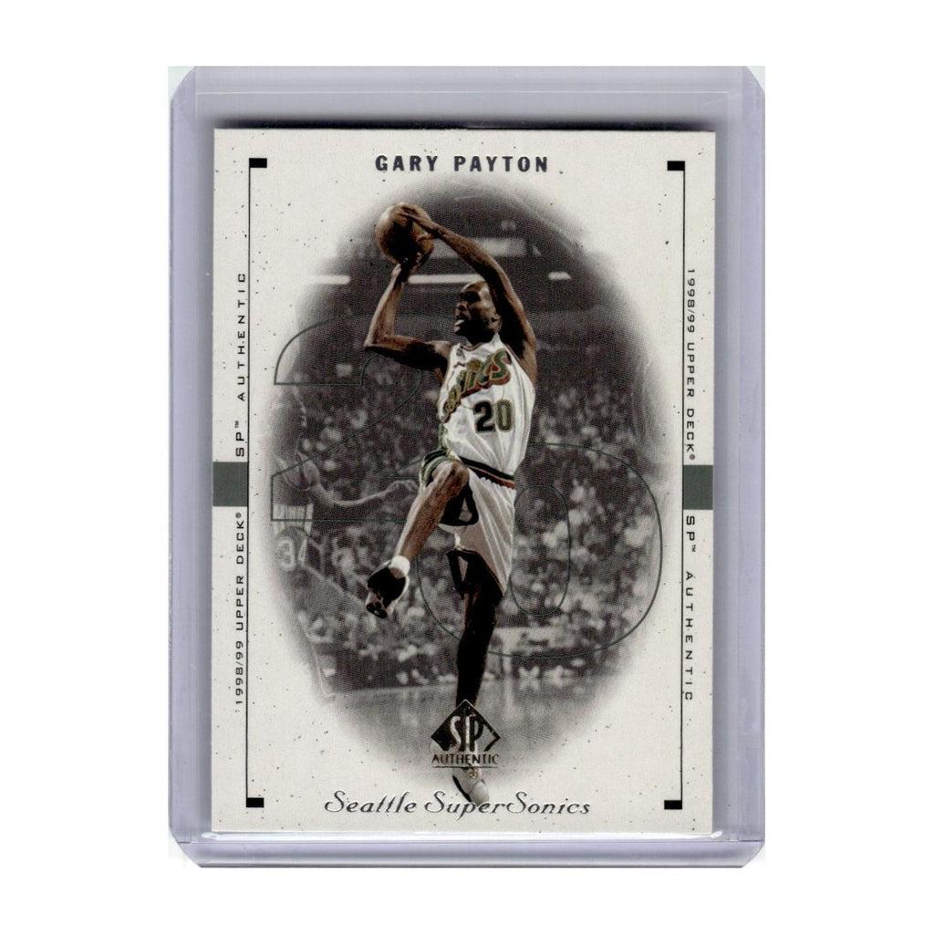 1998 SP Authentic Gary Payton Seattle SuperSonics #80