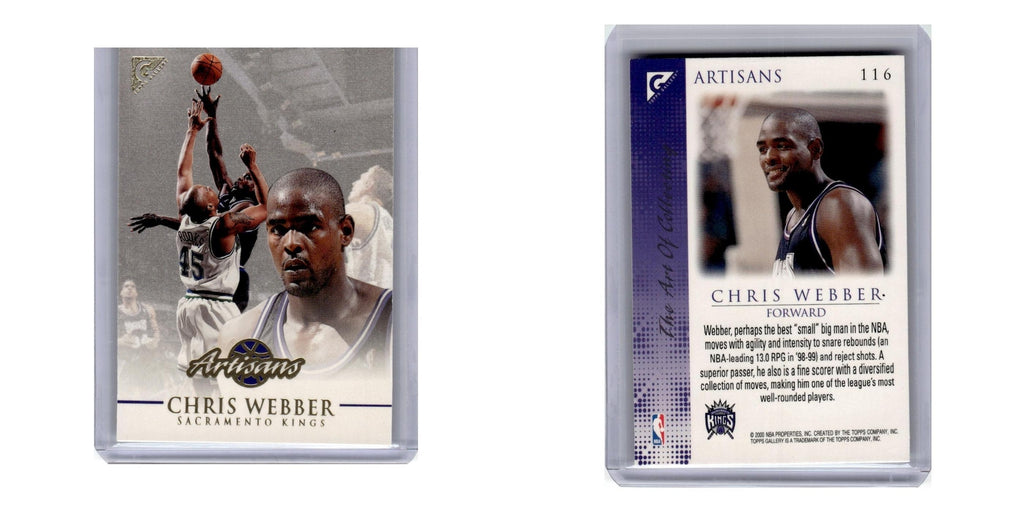 1999 Topps Gallery Chris Webber Kings #116
