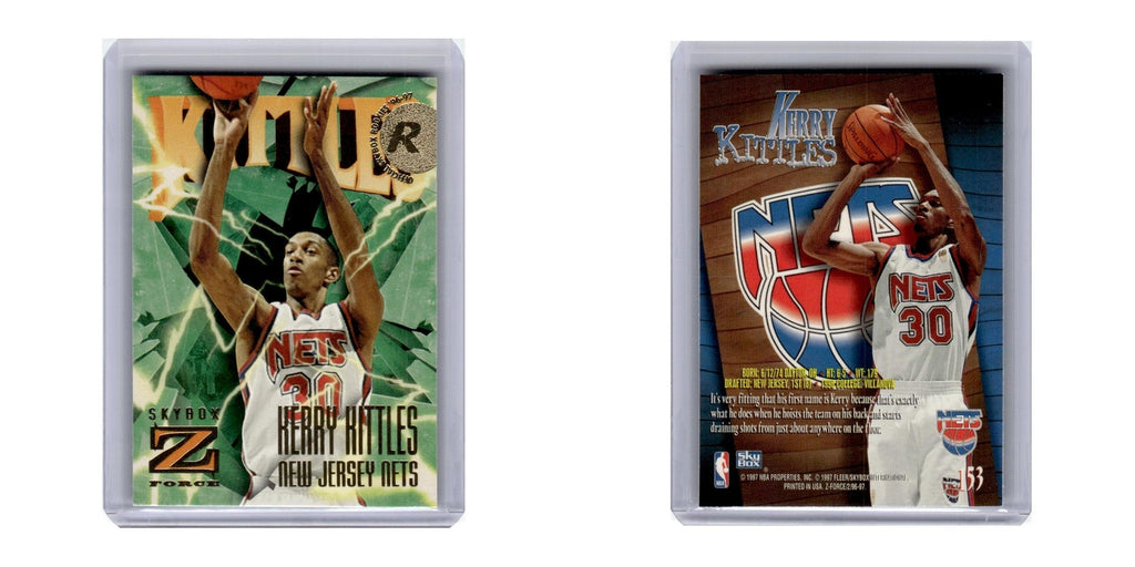 1996 SkyBox Z-Force Kerry Kittles Nets #153