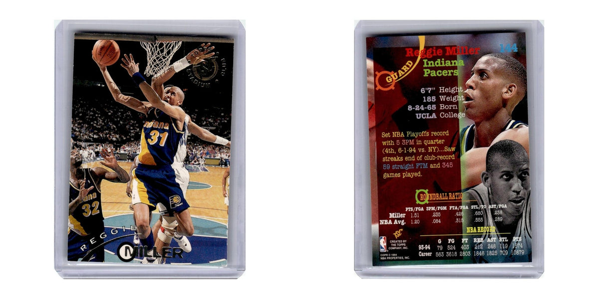 1994 Stadium Club Reggie Miller Pacers #144