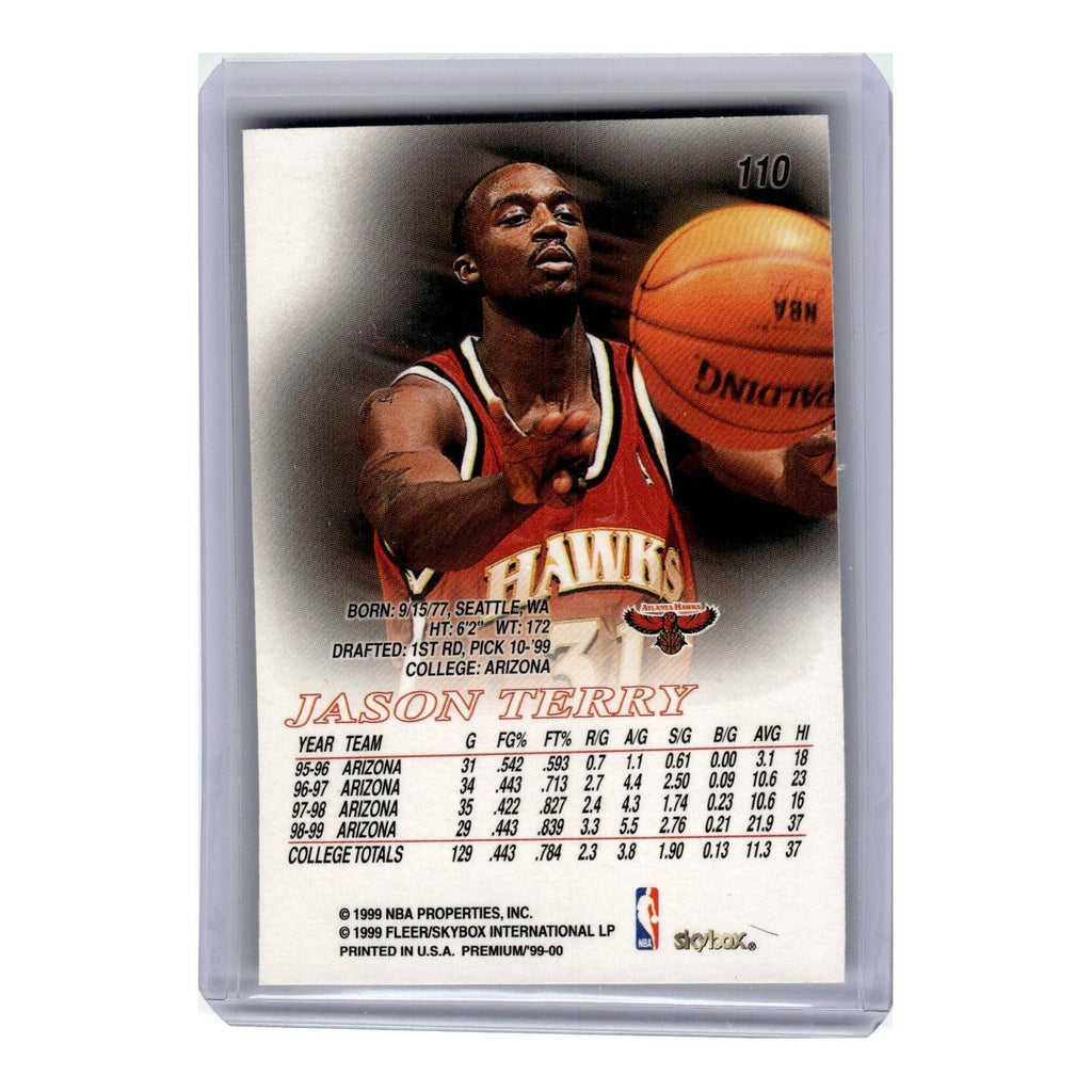 1999 SkyBox Premium Jason Terry RC Hawks #110