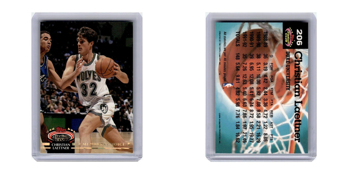 1993 Stadium Club Christian Laettner #206