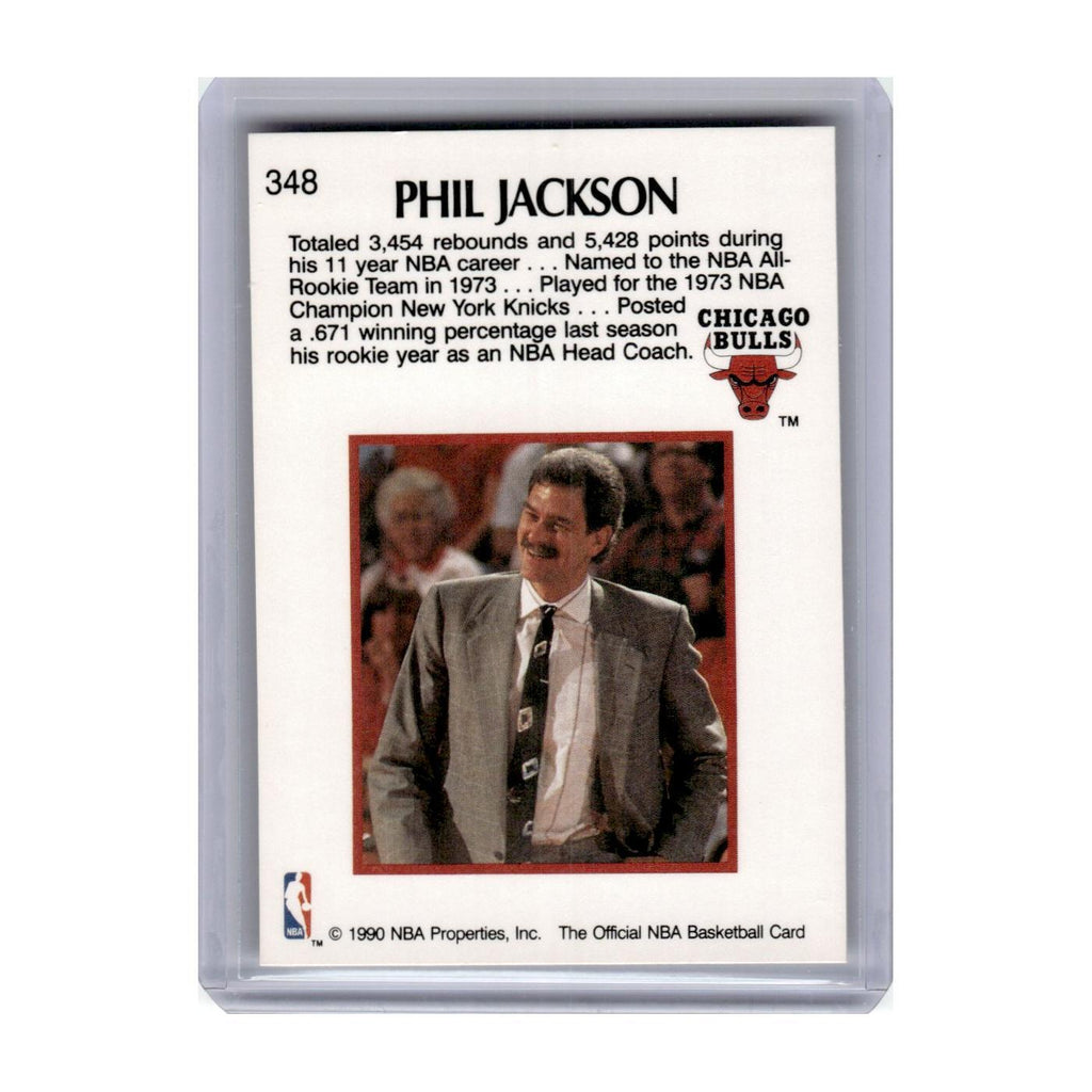 1990 Hoops Phil Jackson New York Knicks/Chicago Bulls #348