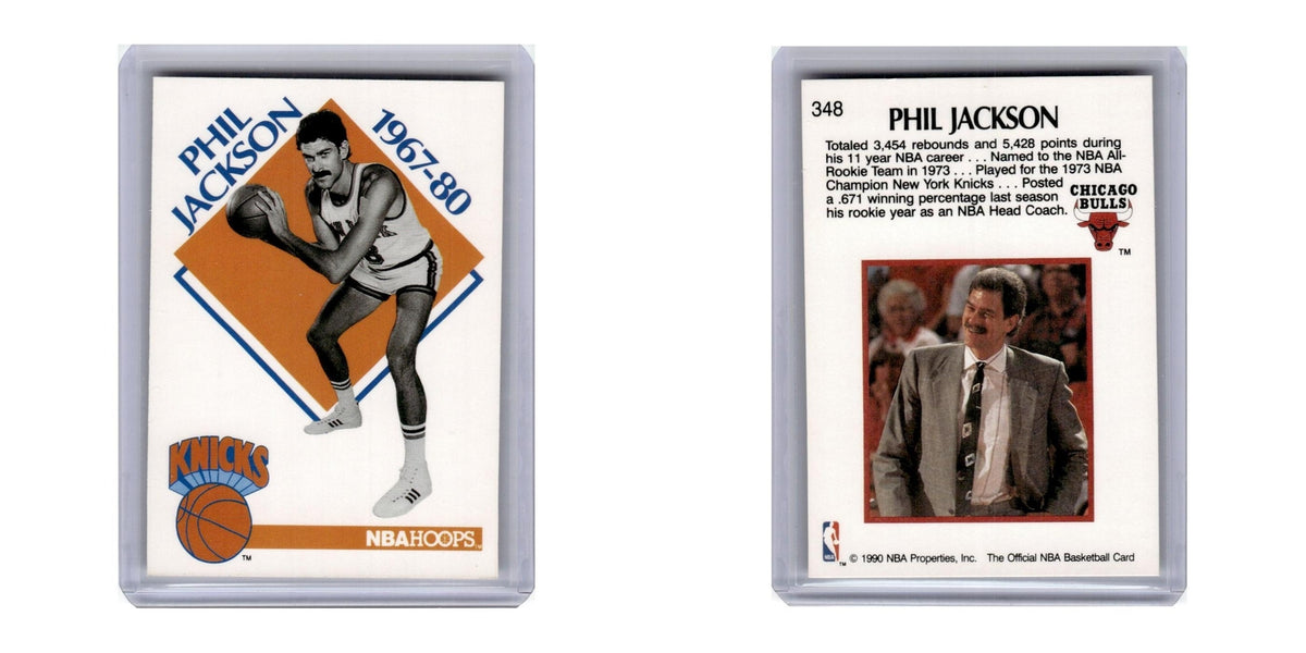 1990 Hoops Phil Jackson New York Knicks/Chicago Bulls #348