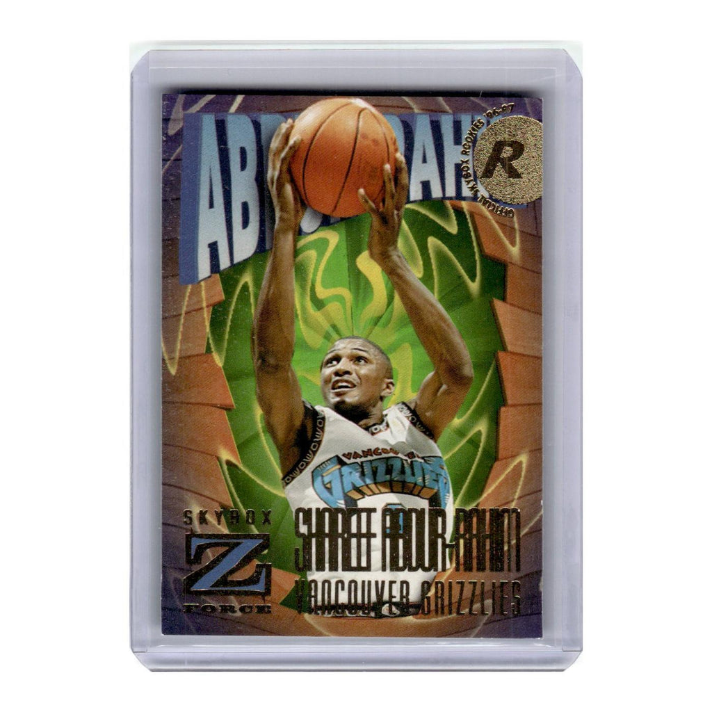 1996 SkyBox Z-Force Shareef Abdur-Rahim RC Vancouver Grizzlies #139