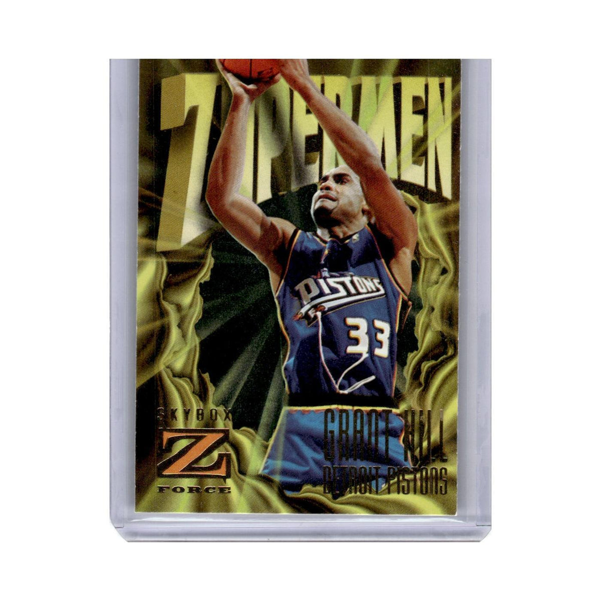 1996 SkyBox Z-Force Grant Hill Pistons #175