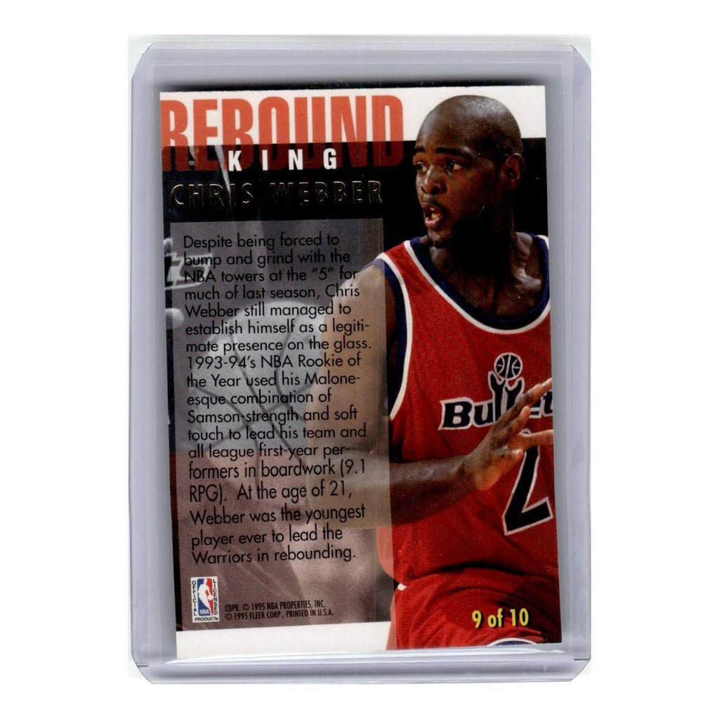 1994 Fleer Ultra Chris Webber Washington Bullets #9