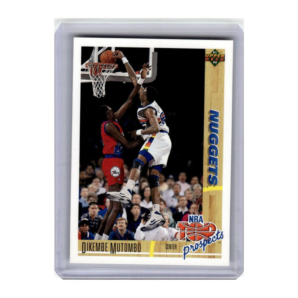1991 Upper Deck Dikembe Mutombo Nuggets #446