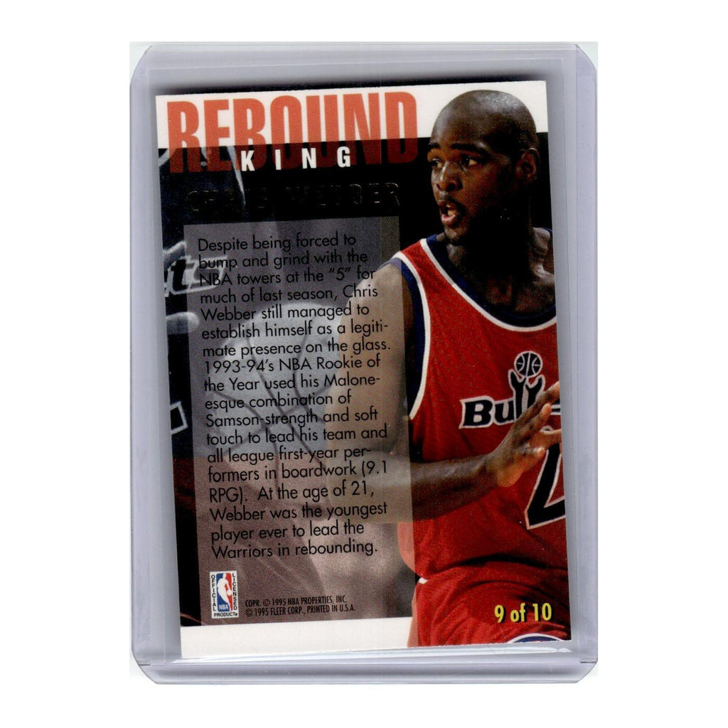 1994 Fleer Ultra Chris Webber Washington Bullets #9